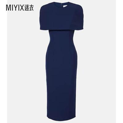 Roland Mouret 女款crêpe 披肩酒会礼服 迷衣时尚