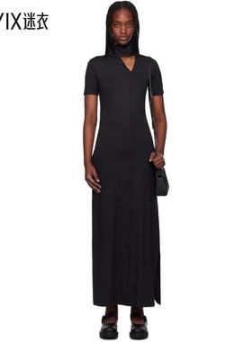 Y-3山本耀司 女士黑色 Fitted Closure 连衣裙  迷衣时尚