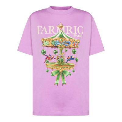 FARM Rio 女士 SS26 T恤 淡紫色棉质