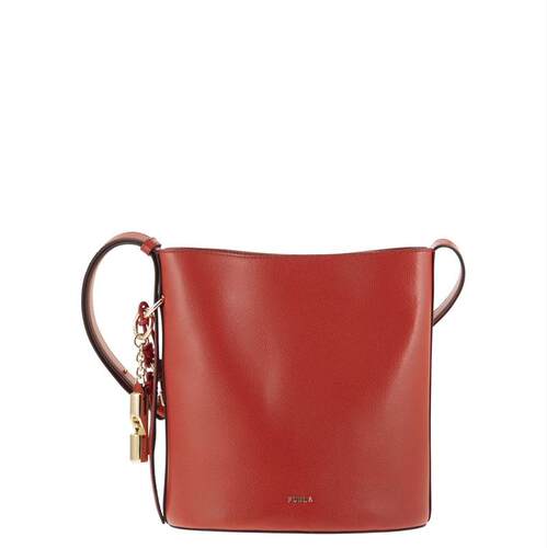 Furla 芙拉 女士 SS26 托特包 Roxie S Logo 细节水桶包