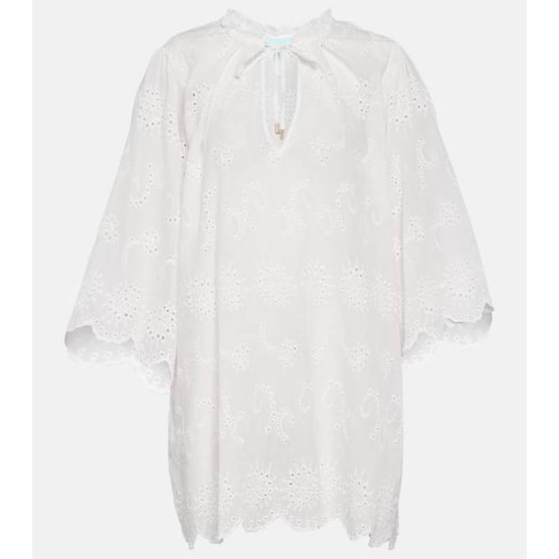 Melissa Odabash 女士 罩衫 Lucy 刺绣棉质土耳其式长衫