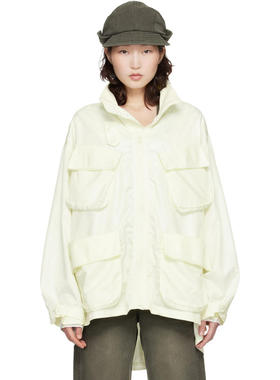 OPEN YY 女士 夹克 黄色 Cargo Pocket Wind