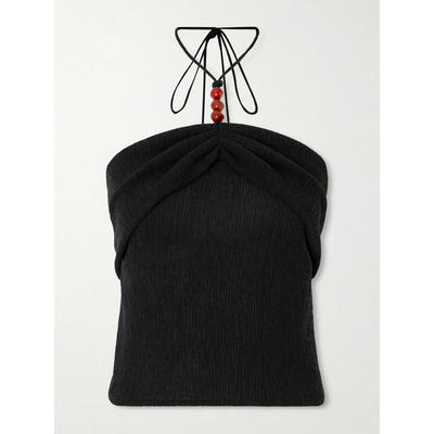 Magda Butrym 女士 SS26 上衣 精饰织纹莱赛尔纤维混纺挂脖