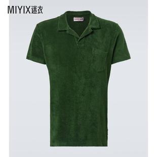 迷衣时尚 Orlebar 棉质厚绒布Polo衫 Brown 男款