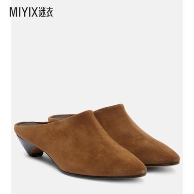 LE MONDE BÉRYL 女款Allegra 绒面革凉拖 迷衣时尚