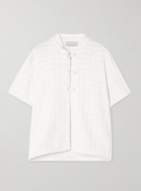 Liberowe 女士秋冬新品 衬衫 Hetty 格纹棉混纺毛圈花呢衬衫