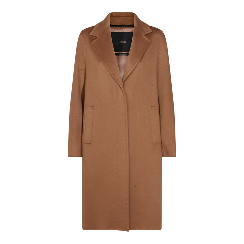 Max Mara 女士 FW25 大衣 ARDENNE 驼色羊绒大衣