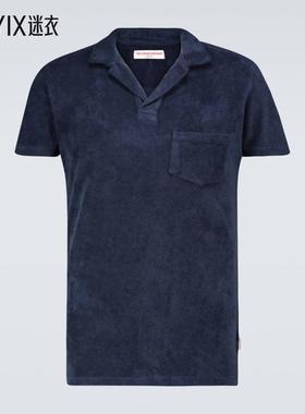 Orlebar Brown 男 toweling 厚绒布棉质Polo衫 迷衣时尚