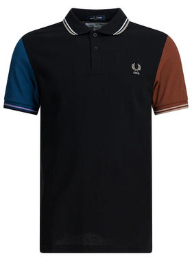 Comme des Garçons川久保玲 男士 秋冬新品 黑色棉质Polo衫