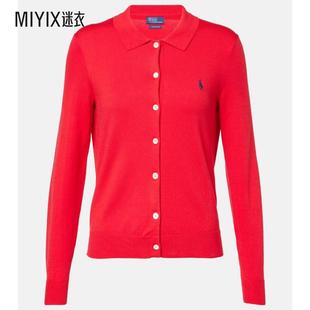Ralph 女款 Polo Lauren拉夫劳伦 棉混纺针织开衫 迷衣时尚