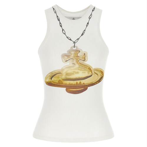 Vivienne Westwood 西太后 女士 FW26 背心 'Gold Orb 90's' 上衣