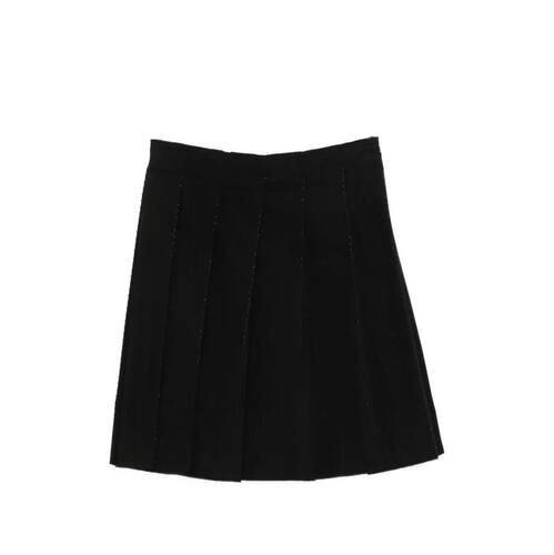 Totême 女士 SS26 半身裙 钉珠打褶