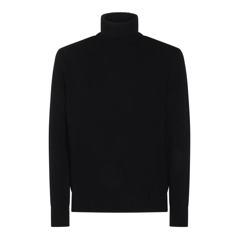 Seven Gauge 男士 秋冬新品 针织衫 黑色羊毛针织衫