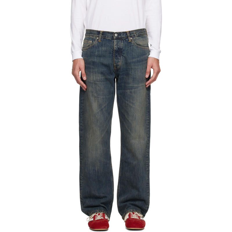 HOPE STHLM 男士 牛仔长裤 蓝色 Relaxed Bootcut Rush 牛仔裤