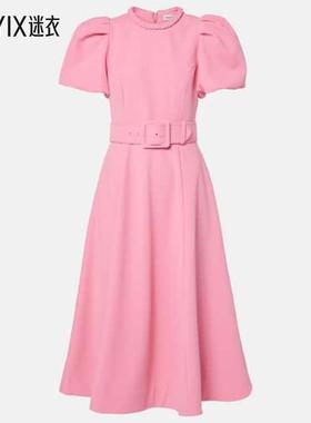 Rebecca Vallance 女款Rosita 泡泡袖中长连衣裙 迷衣时尚