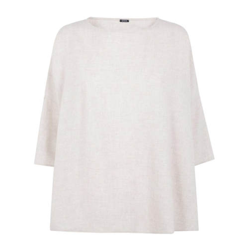 Apuntob 女士 FW25 衬衫 船领落肩宽松款衫