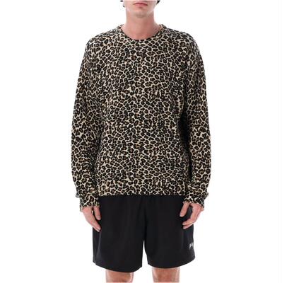 STUSSY 斯图西 男士 SS26 毛衣 Stüssy 豹纹提花