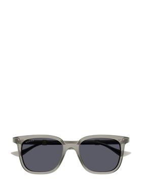 Gucci古驰男士 春夏新品 太阳镜 灰色 Square 太阳镜