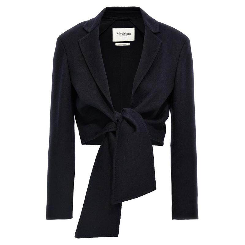 Max Mara 麦斯玛拉 女士 FW24 夹克 Corone 系带细节