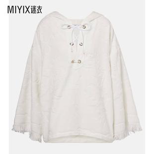 舒适棉质厚绒布提花连帽衫 Dorothee Towelling Schumacher 女款
