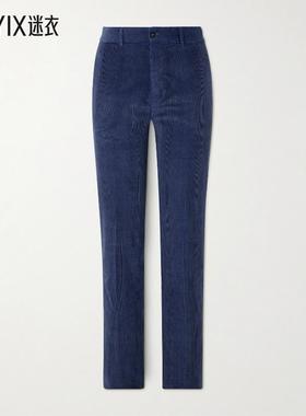 【秋季新品】Massimo Alba 男款Mauko 直筒威尔士王子格纹棉混纺