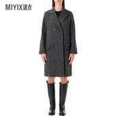 秋冬新品 A.P.C. GINNY 羊毛双排扣大衣女款 迷衣时尚