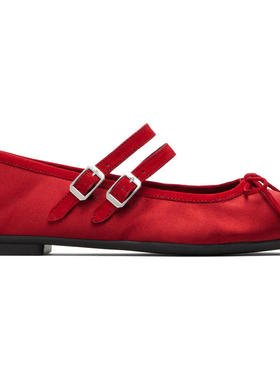 Hai 女士 芭蕾鞋 红色 Reqins 联名 Hemily 芭蕾鞋