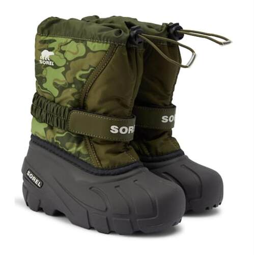 SOREL 冰熊 男童 雪地靴 Flurry 印花童鞋童装