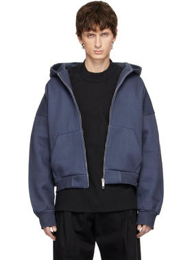 Seventh 男士 卫衣 蓝色 V2 Zipped 连帽衫