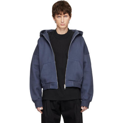 Seventh 男士 卫衣 蓝色 V2 Zipped 连帽衫