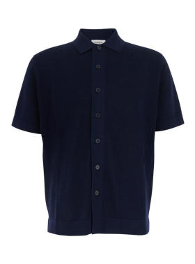 Kangra 男士 SS26 衬衫 for 蓝色长袖经典款领女士