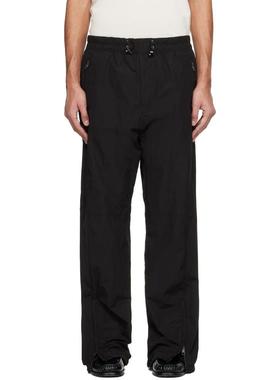 Wooyoungmi 男士 长裤 黑色 Lined Track 长裤