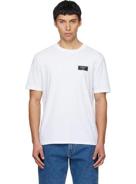 Balmain 男士 T恤 白色 Couture Label T 恤