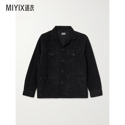 Hartford 男款Jeff 棉质灯芯绒衬衫式衬衫 迷衣时尚