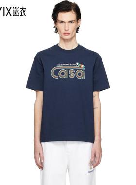 Casablanca  男士 海军蓝 Equipement Sportif T 恤 迷衣时尚