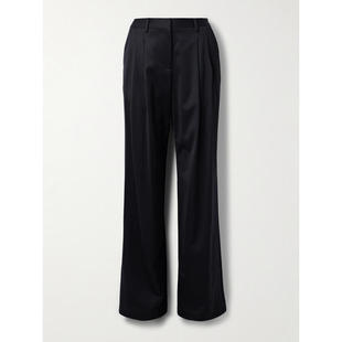 TWP Clothing 女士秋冬新品 长裤 Sullivan 褶裥亚麻直筒裤