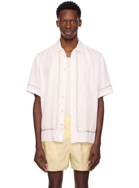 Rag&Bone 男士 衬衫 白色 Dalton Embroidered 衬衫