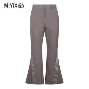 迷衣时尚 棕色混纺喇叭长裤 女士WOO Sacai