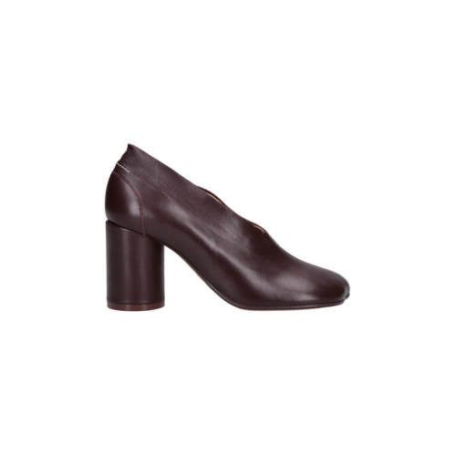 MM6 Maison Margiela 马吉拉MM6 女士 FW26 高跟鞋 85 皮质浅口鞋