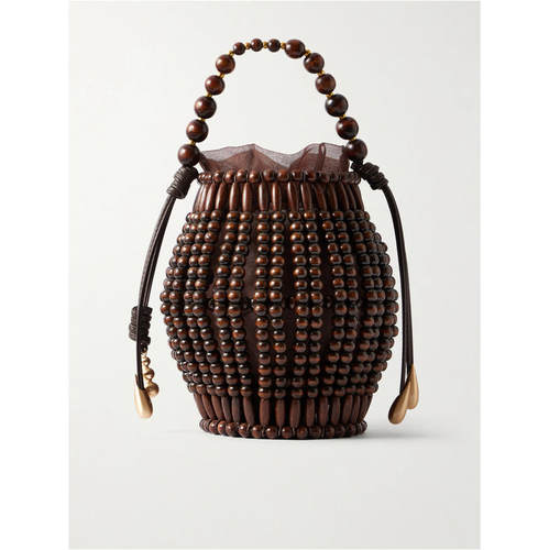 Cult Gaia 女士 FW26 单肩包 Lanterna wood-beaded 迷你包包