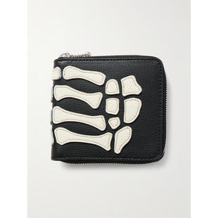 kapital 男士 钱包 Thumbs-Up 迷你嵌花皮革拉链钱包