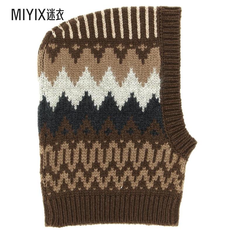 Brunello Cucinelli 女款'Fair Isle' 亮片精饰羊绒围脖 迷衣时尚