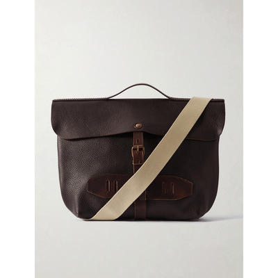 BLEU DE CHAUFFE 男士 斜挎包 Lazard 全粒面皮革邮差包