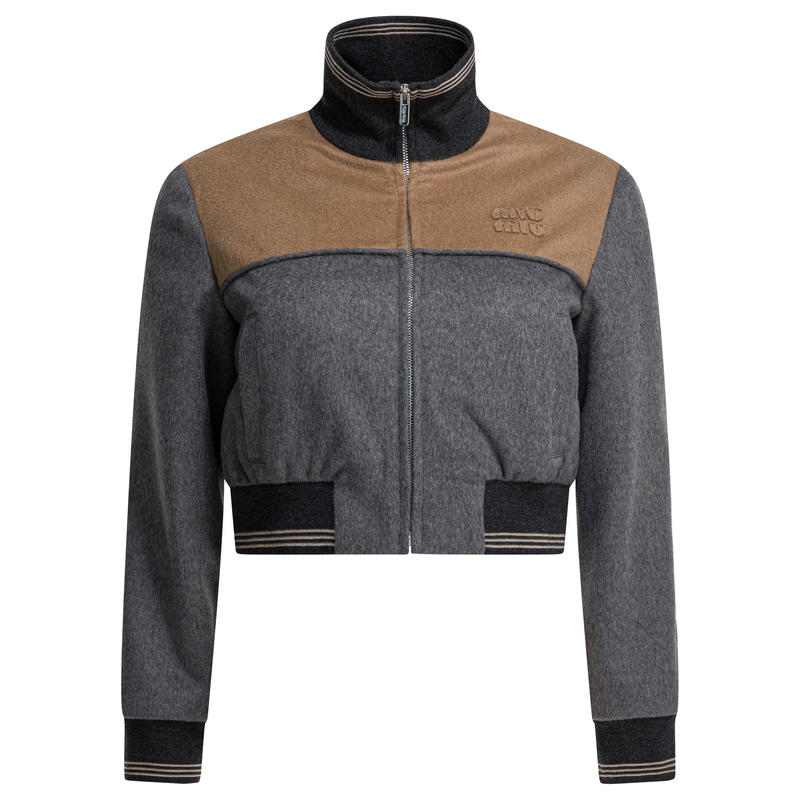 Miu Miu 女士 SS26 夹克 羊毛羊绒短夹克