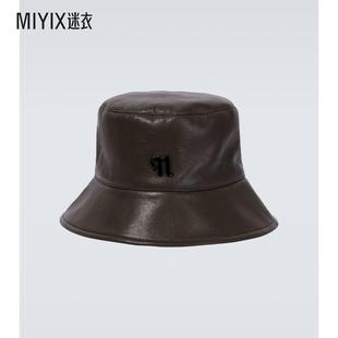 Nanushka 男士Caran 人造革渔夫帽 迷衣时尚