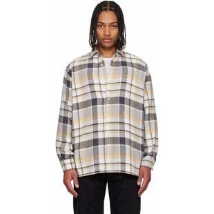 nanamica 七海之家 男士 衬衫 灰色  驼色 Heavy Flannel