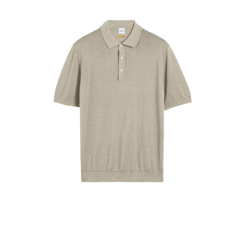 Aspesi 男士 SS25 POLO衫 徽标POLO衫