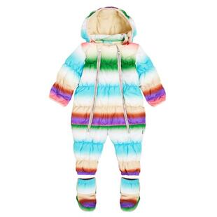 Molo 婴儿 滑雪服 Baby Hebe striped snowsuit 童装
