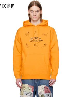 Kidsuper Studios 男款黄色 It's All Up In Air Acrobats 连帽衫