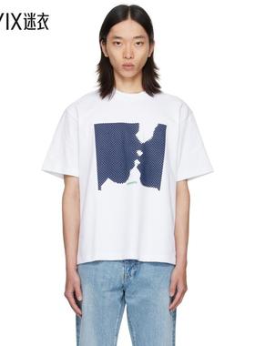 vowels 男款白色 For Ray T 恤 迷衣时尚